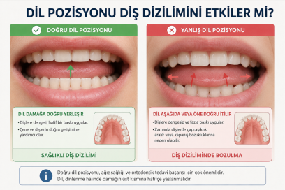 Dil Pozisyonu Diş Dizilimini Bozar mı? Ortodontik Problemlerin Gizli Nedeni