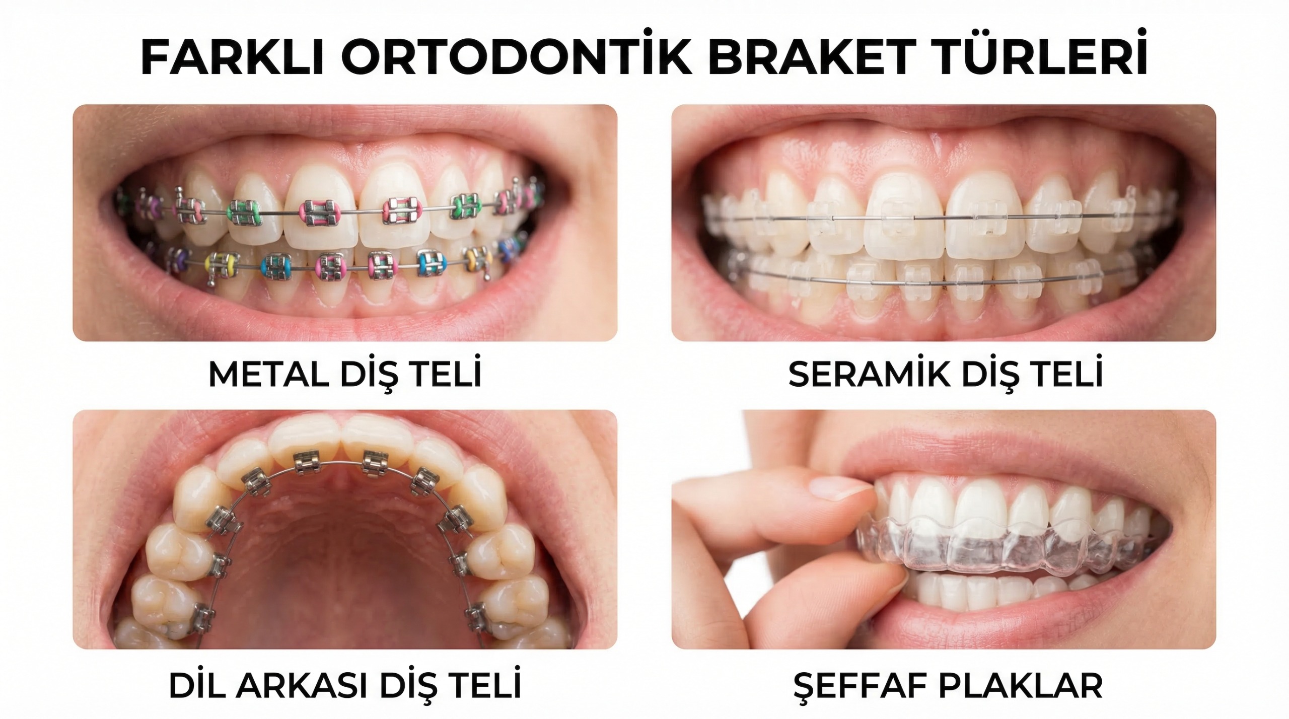 Diş Teli Çeşitleri Nelerdir? Hangi Ortodontik Tedavi Size Daha Uygun?