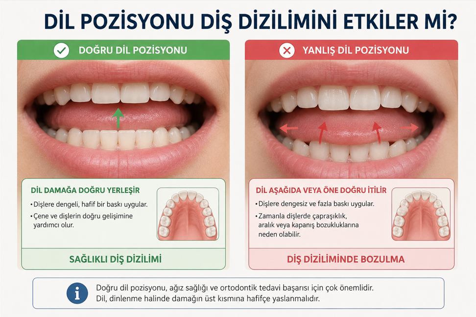 Dil Pozisyonu Diş Dizilimini Bozar mı? Ortodontik Problemlerin Gizli Nedeni